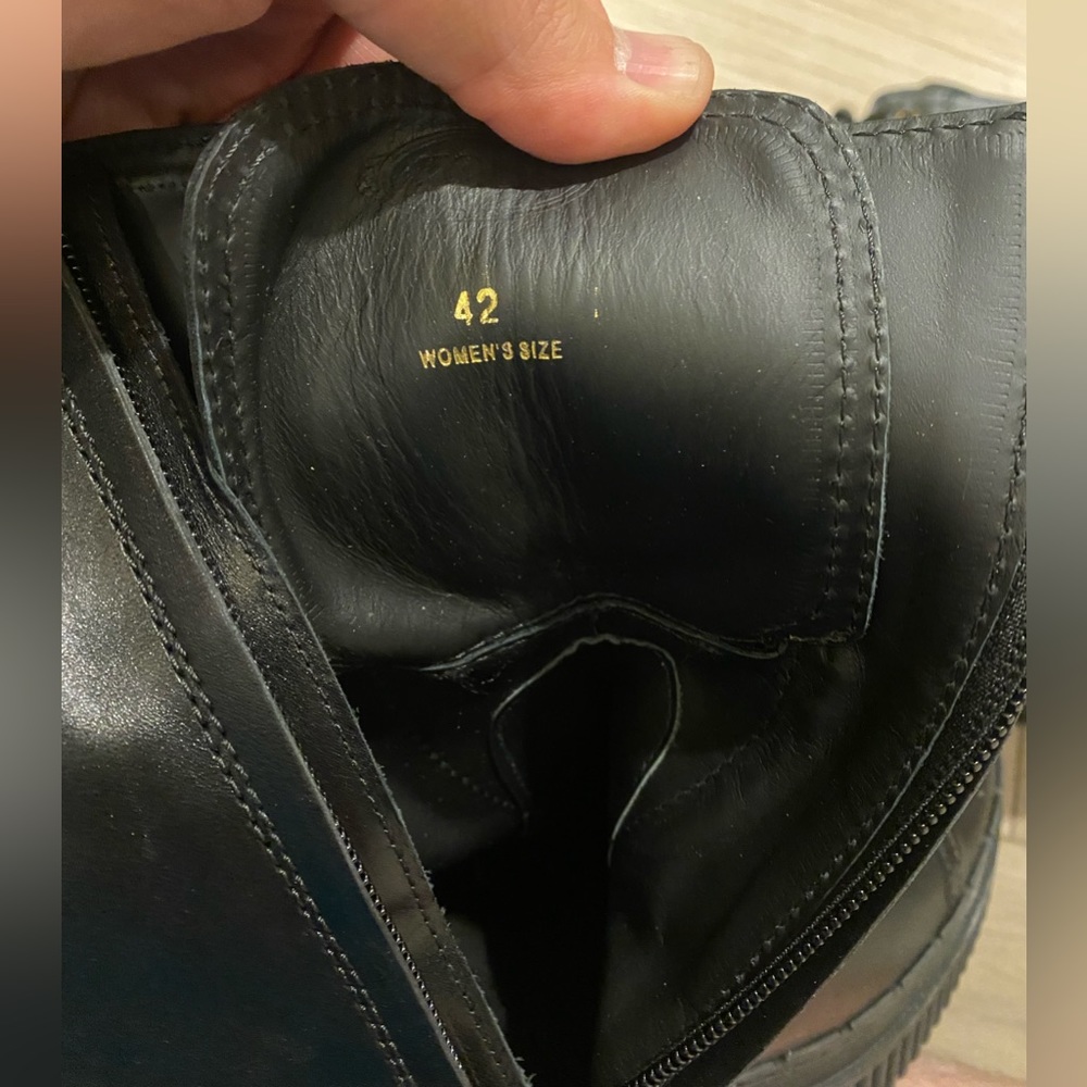 🆕 TOD’S Leather Combat Boots - Picture 9 of 11